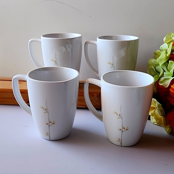 Set of 4 Corelle, Kobe Square Coffee/Tea Mugs. - Picture 2 of 8